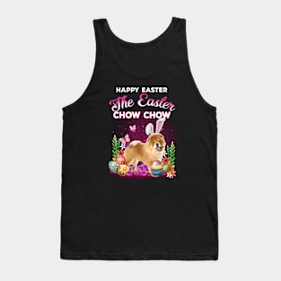 Chow Chow Dog Happy Easter, Chow Chow Lover, Easter Dog Tank Top